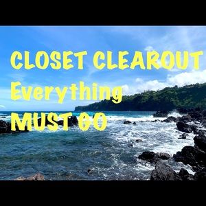 CLOSET CLEAROUT!